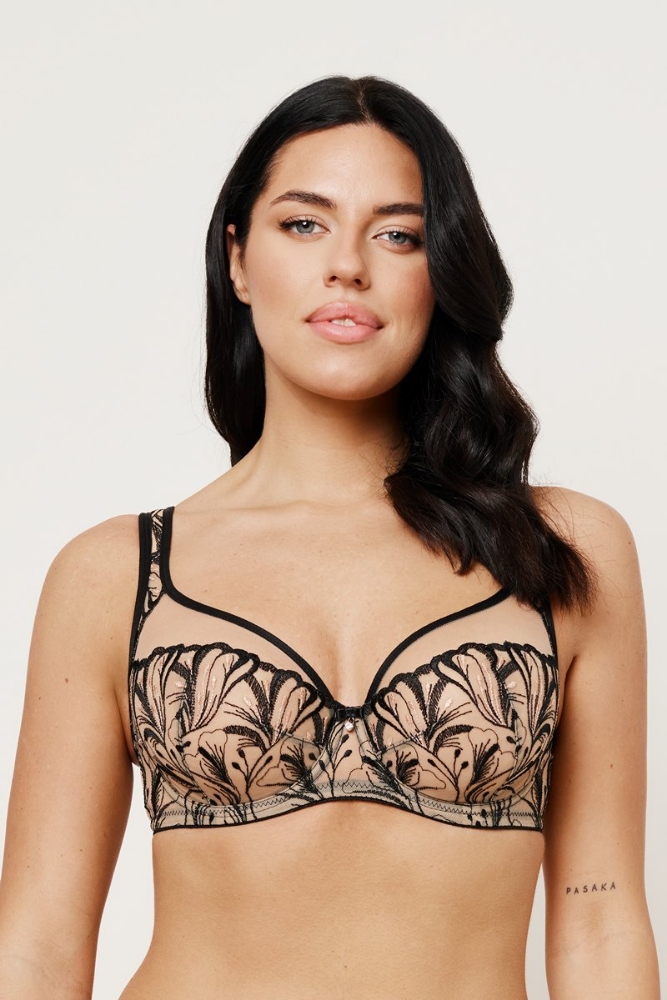 Full Cup Бюст SUBTILLE REBECCA BEIGE/BLACK Soft