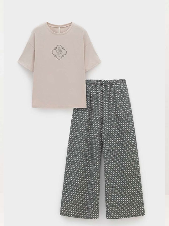 Пижама с брюками