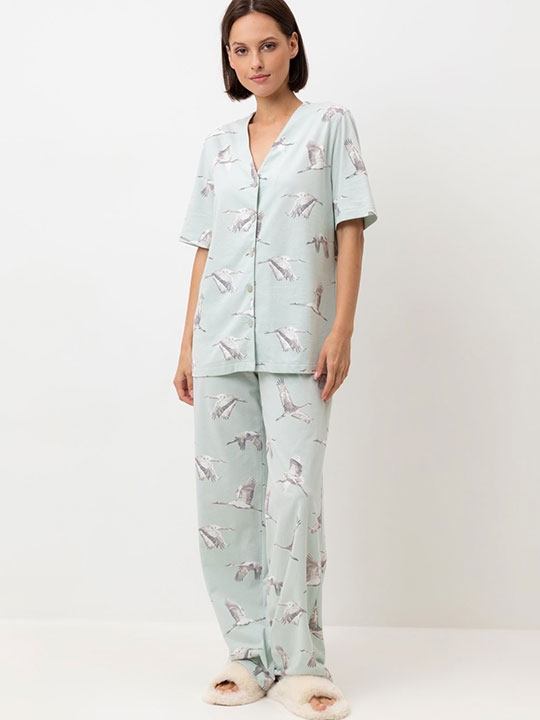 Пижама с брюками