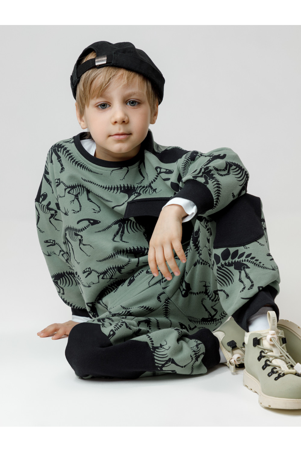 Crockid Джемпер КР 302773 хаки 5107 Н029 к612 Crockid