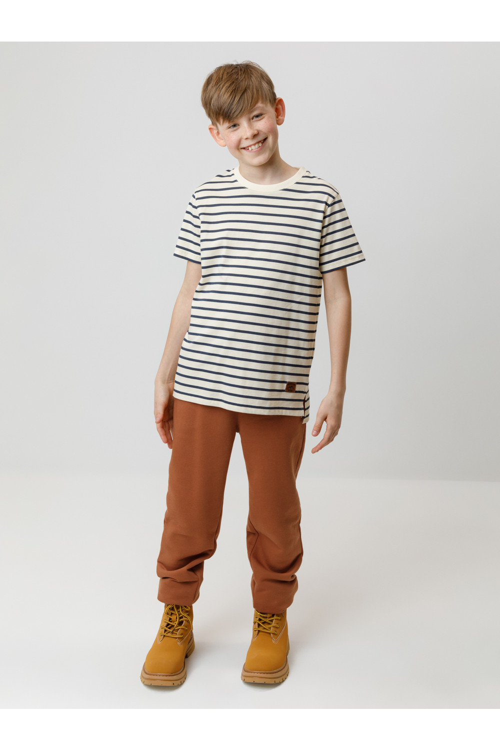 Crockid Фуфайка КР 302216 теплое молоко, полоска к622 Crockid