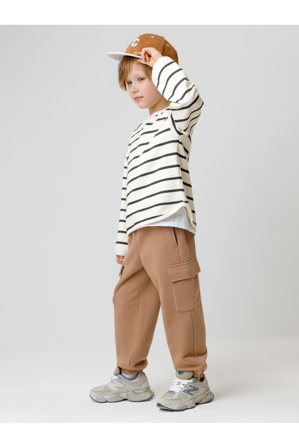 Crockid Брюки КР 400854 коричневый 1038 к584 Crockid