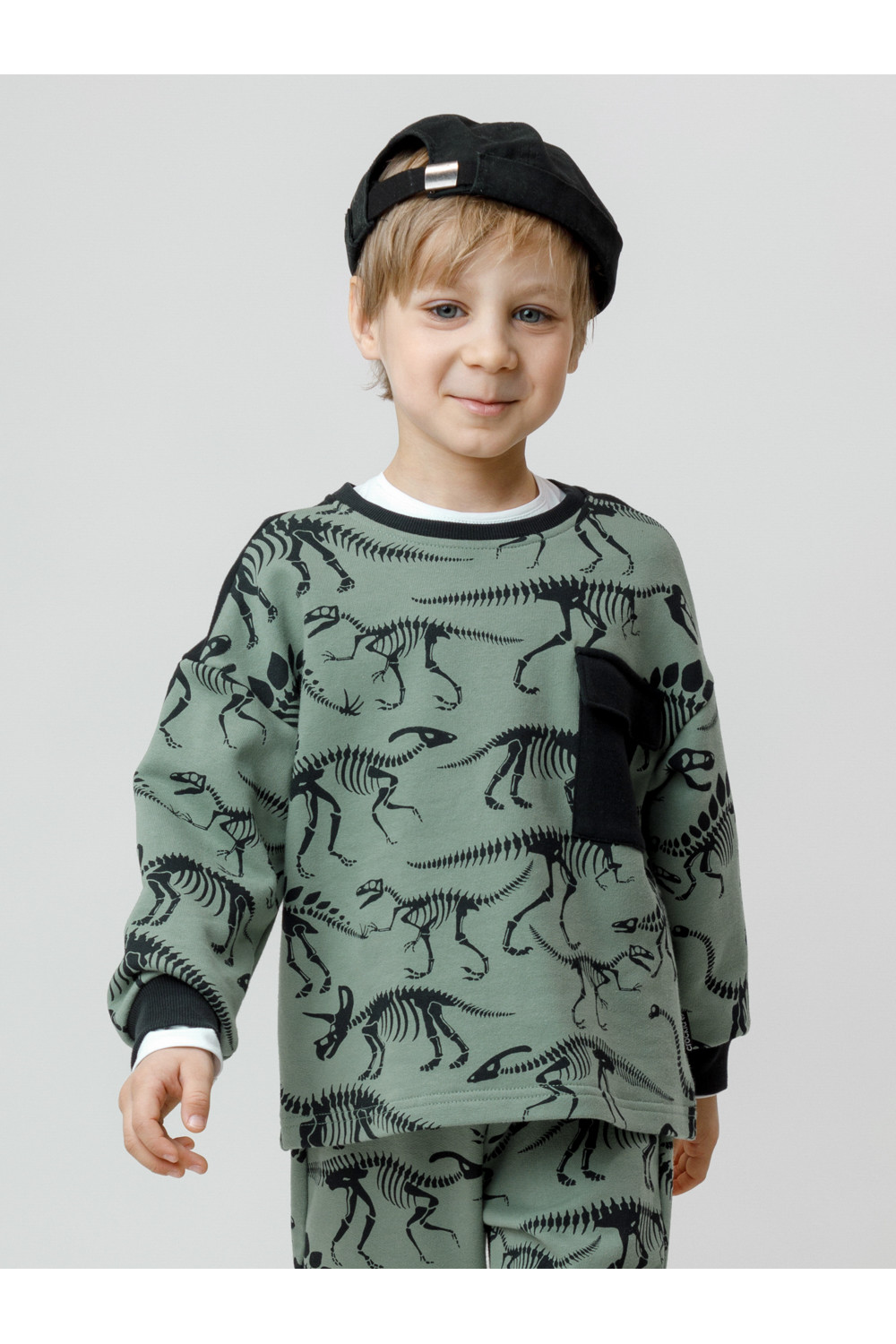 Crockid Джемпер КР 302773 хаки 5107 Н029 к612 Crockid