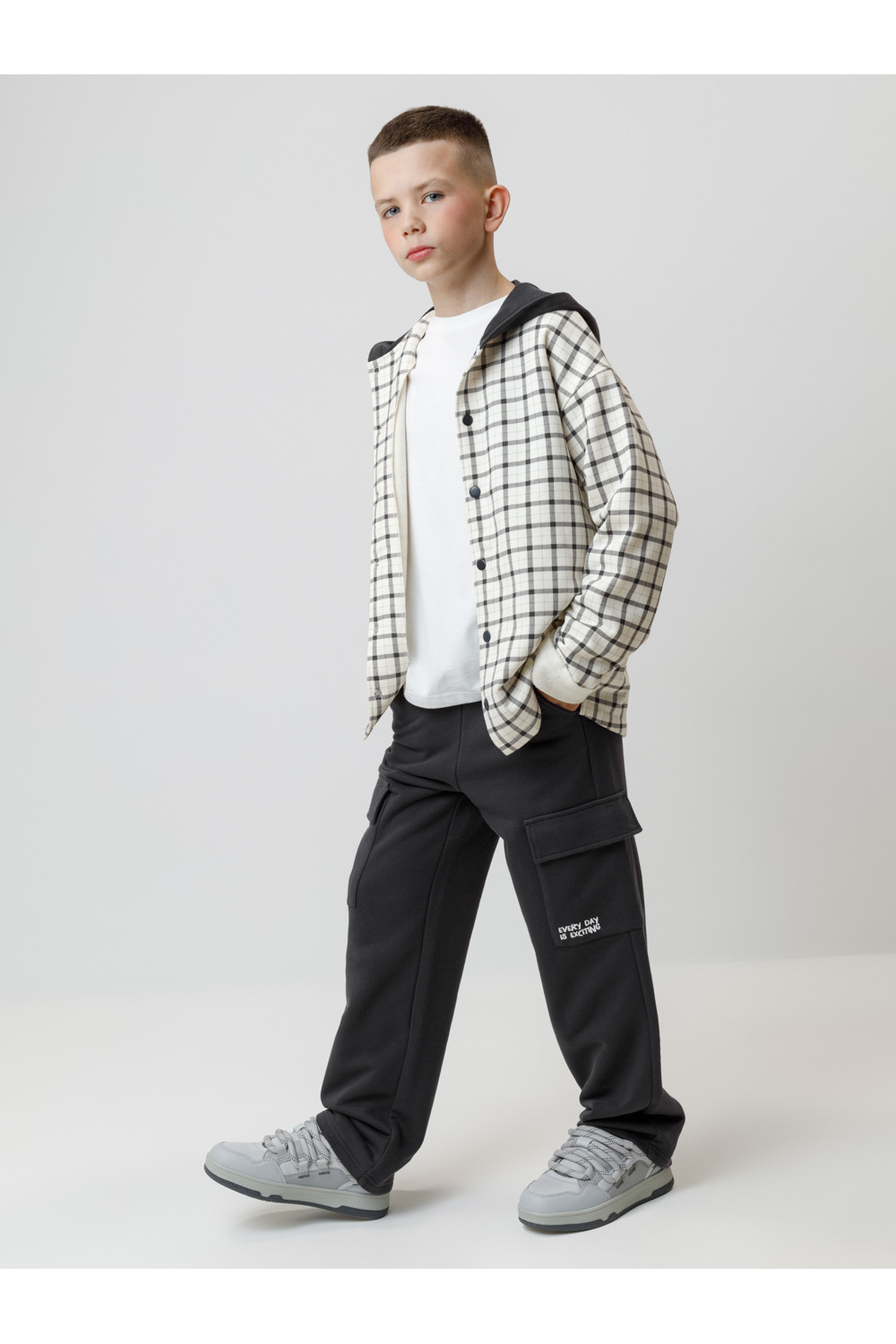 Crockid Брюки КР 400859 антрацитовый 3902 к602 Crockid