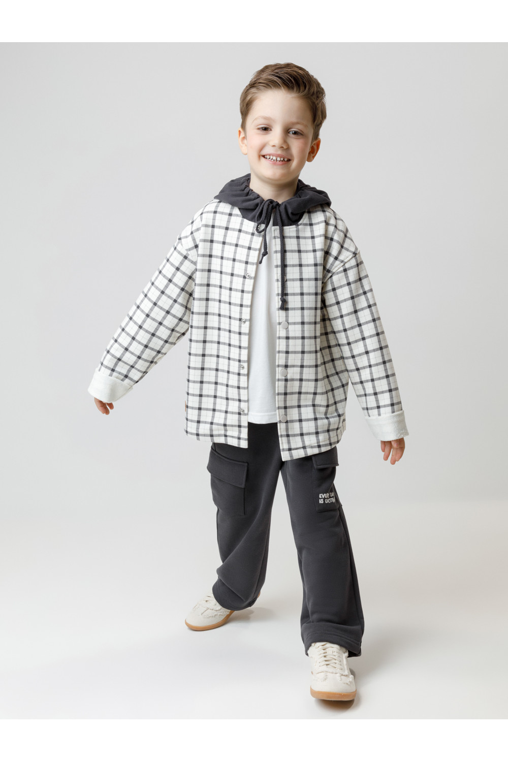 Crockid Брюки КР 400859 антрацитовый 3902 к600 Crockid