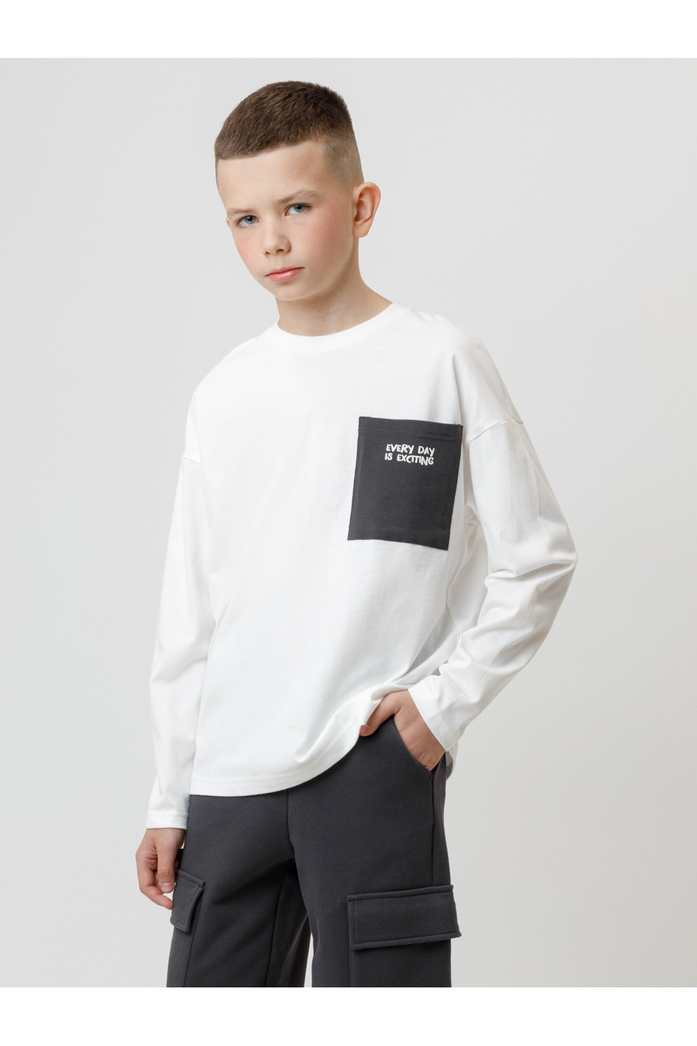 Crockid Лонгслив КР 302847 молочный 0602 к602 Crockid
