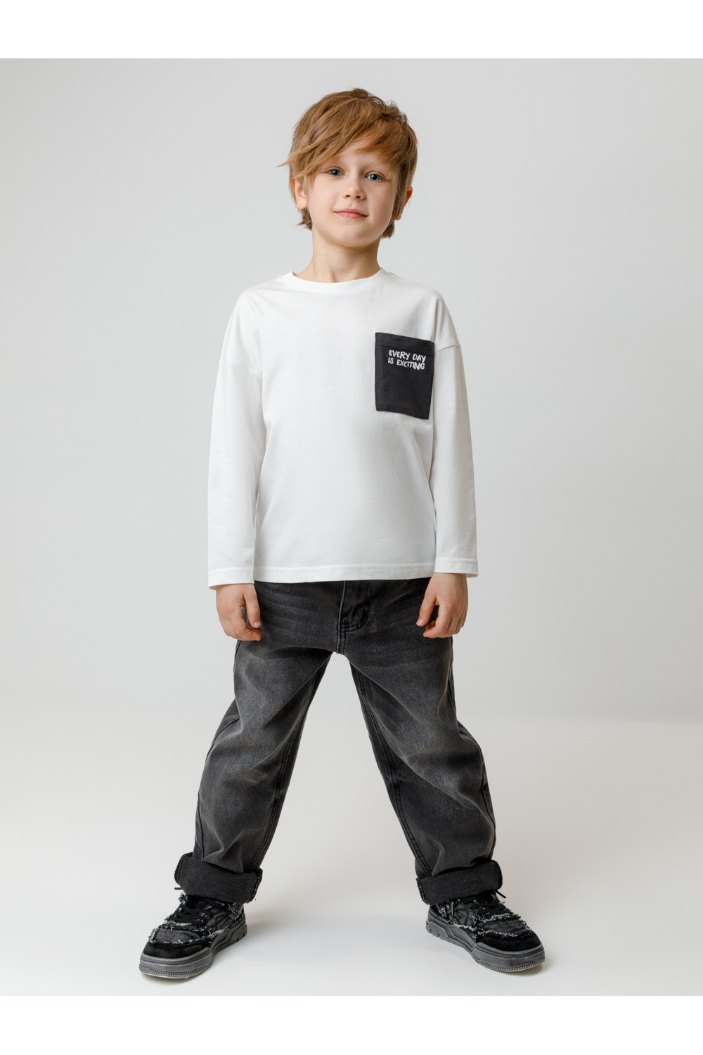 Crockid Лонгслив КР 302847 молочный 0602 к600 Crockid