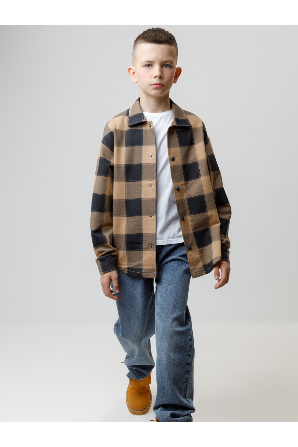 Crockid Рубашка КР 302538 коричневый 1038 Н015 к586 Crockid