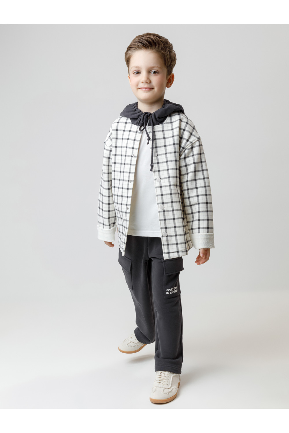 Crockid Брюки КР 400859 антрацитовый 3902 к600 Crockid