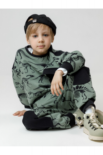 Crockid Джемпер КР 302773 хаки 5107 Н029 к612 Crockid
