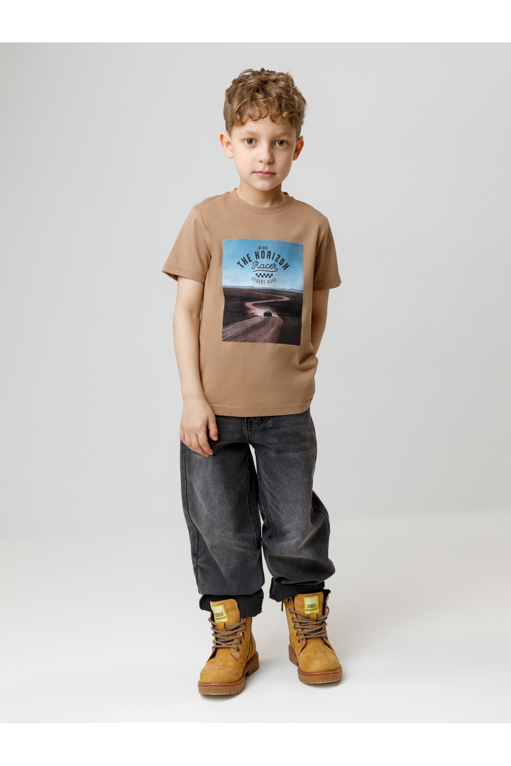 Crockid Фуфайка КР 302840 коричневый 1038 к584 Crockid