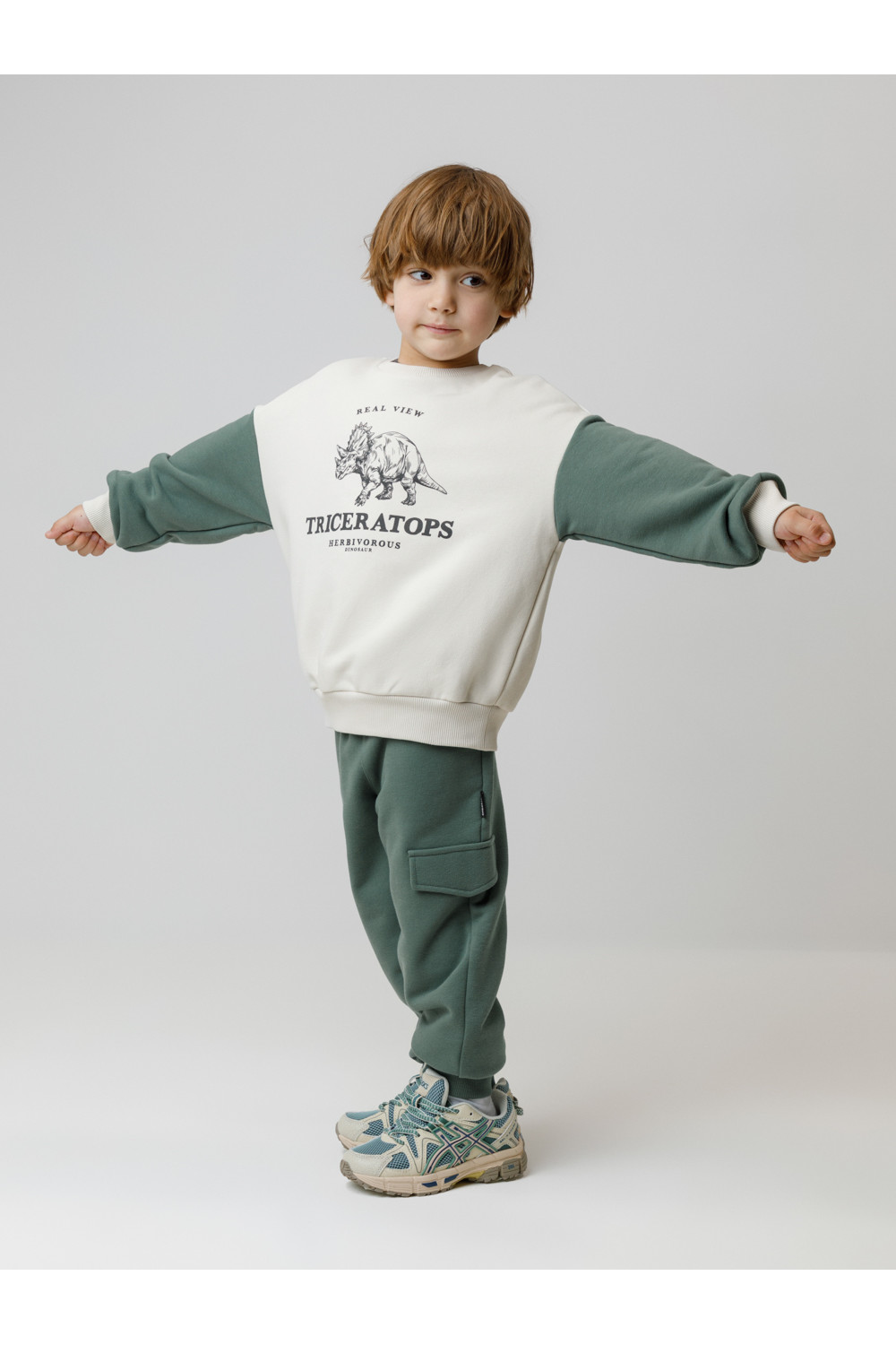 Crockid Джемпер КР 302851 светло-бежевый 0783 к606 Crockid