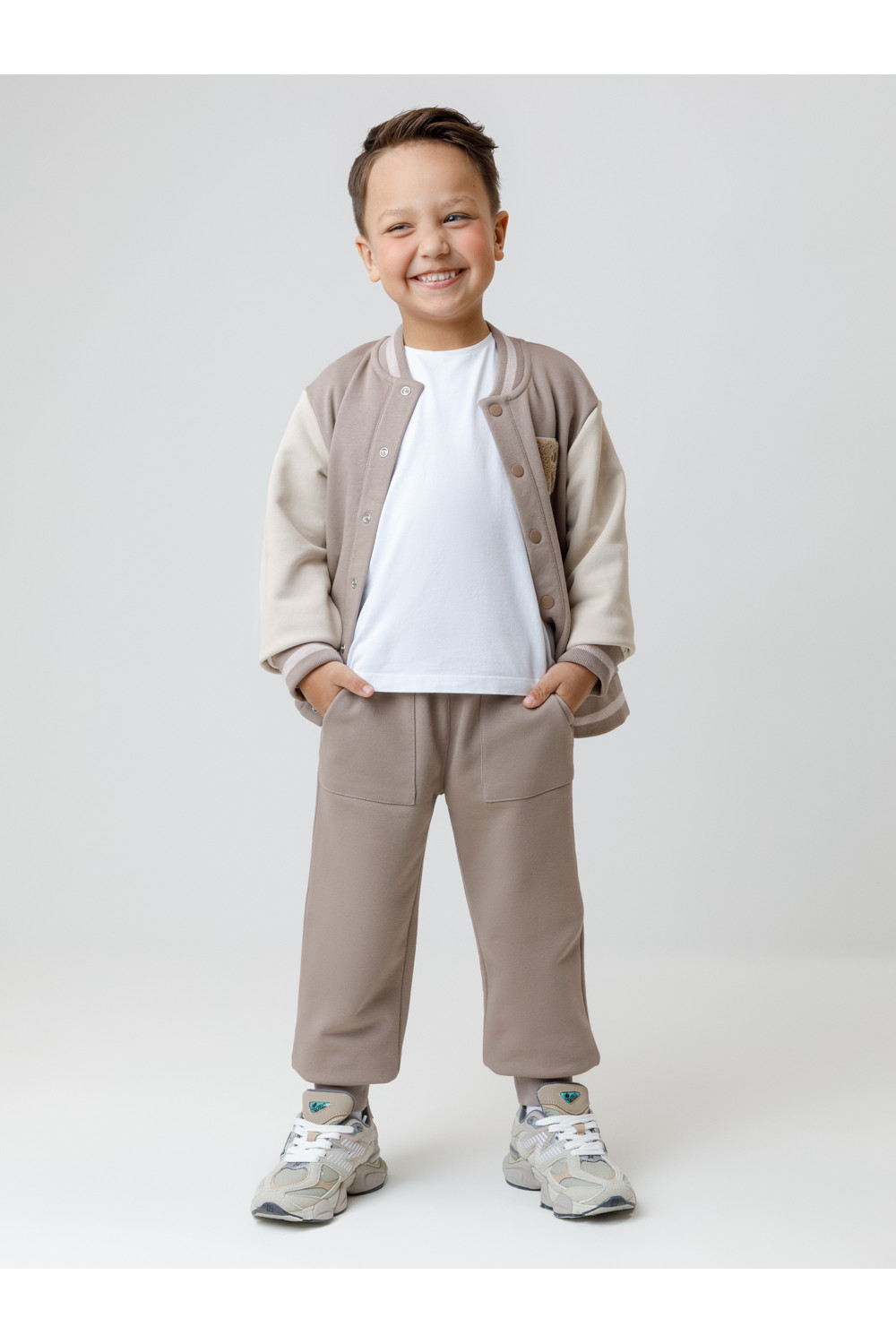 Crockid Брюки КР 400838 коричневый к624 Crockid