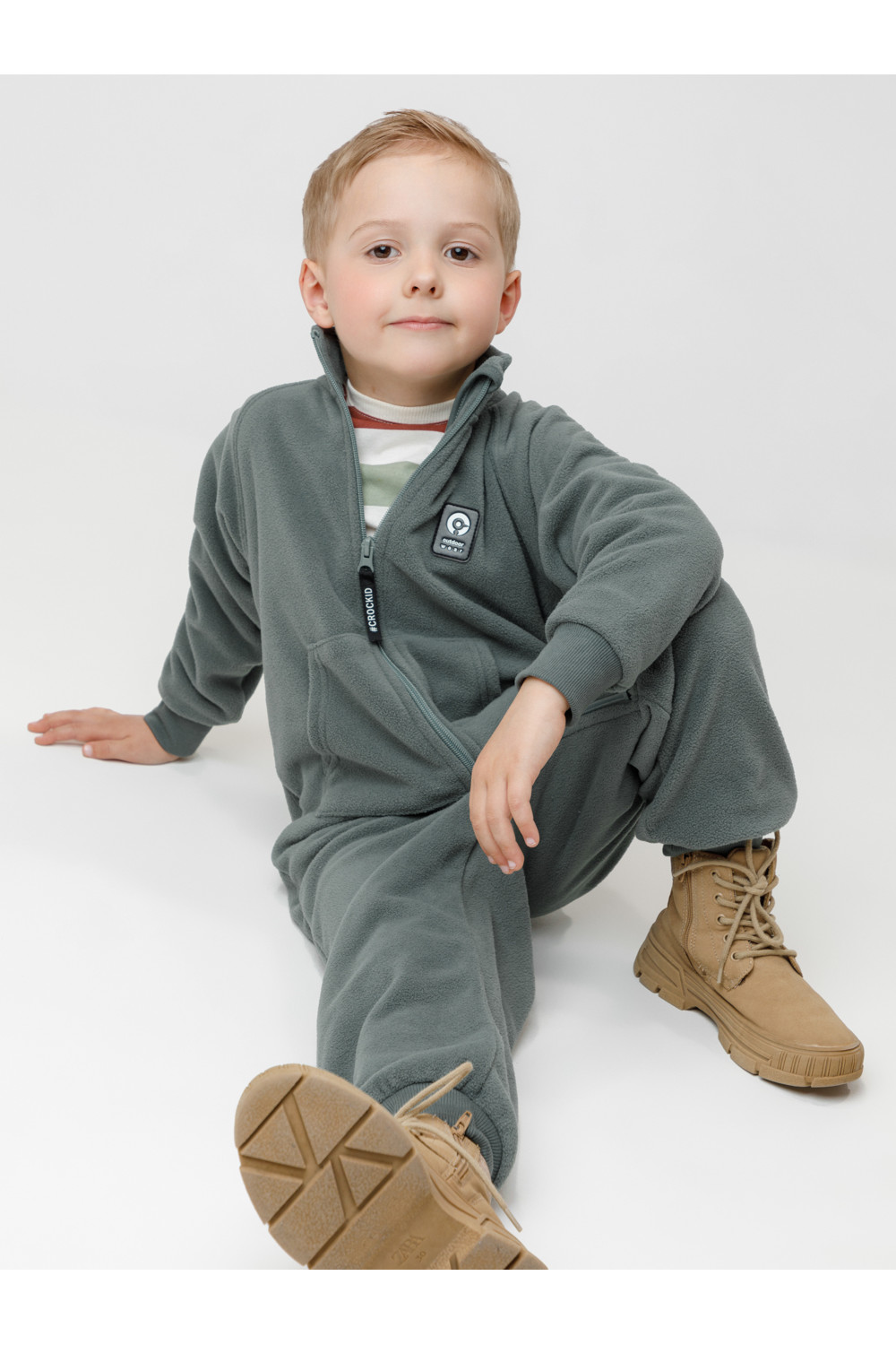 Crockid Комбинезон ФЛ 60006/9 ГР темно-зеленый Crockid