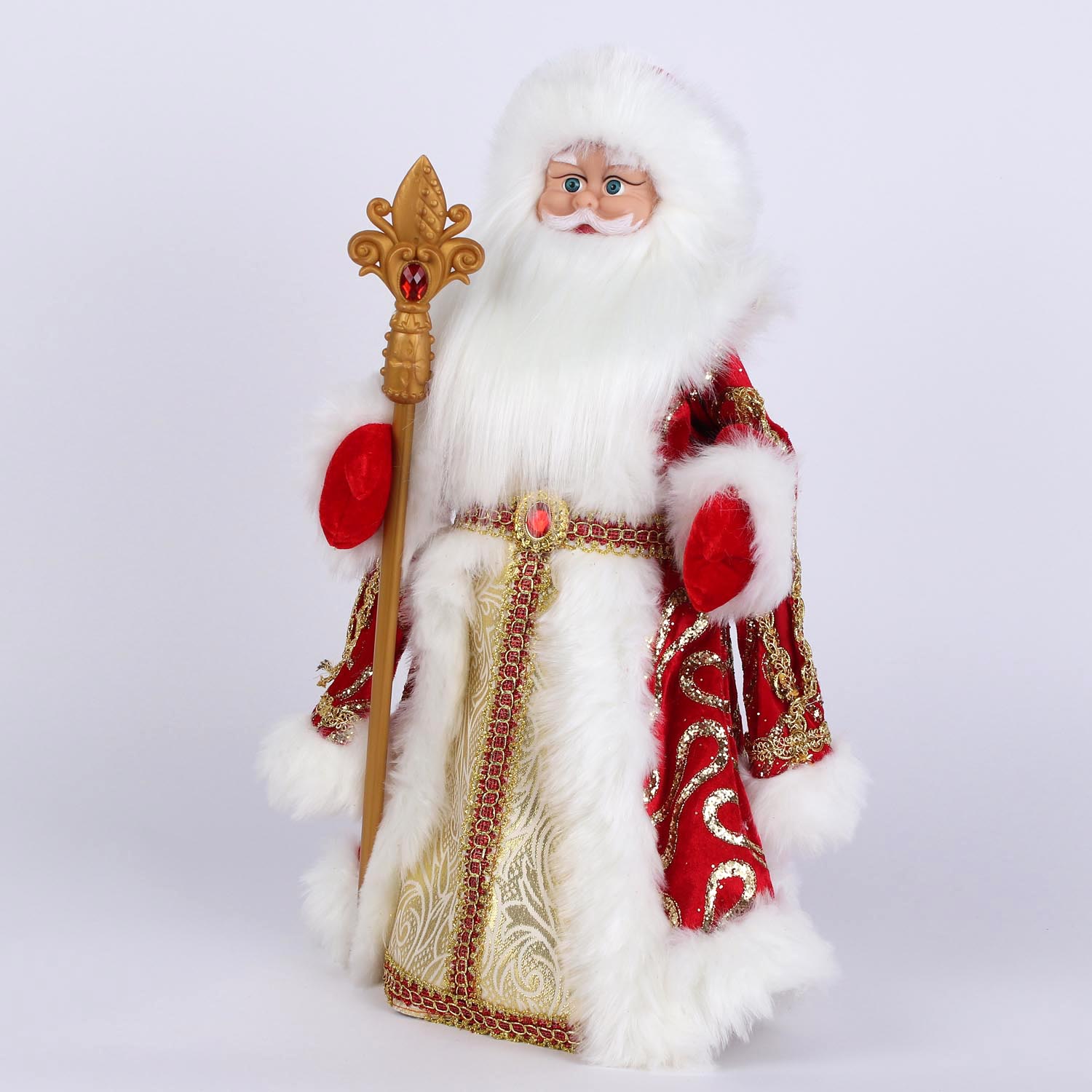 Новогодняя декорация Дед Мороз музыкальный 50 см