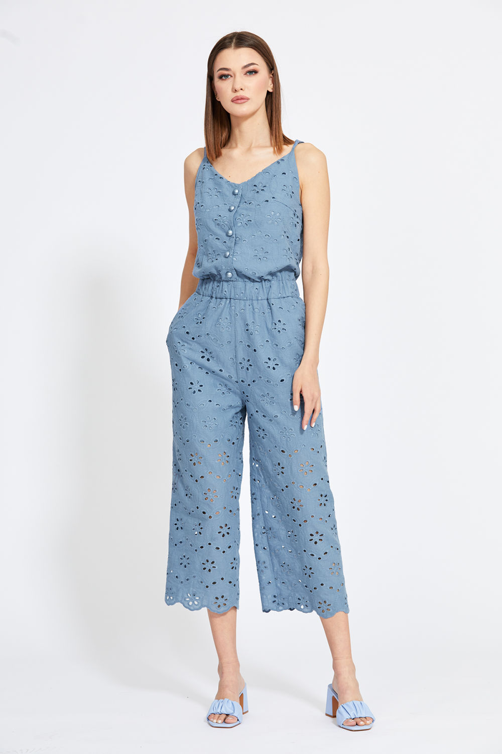 Комбинезон EOLA 2058-Р серо-голубой