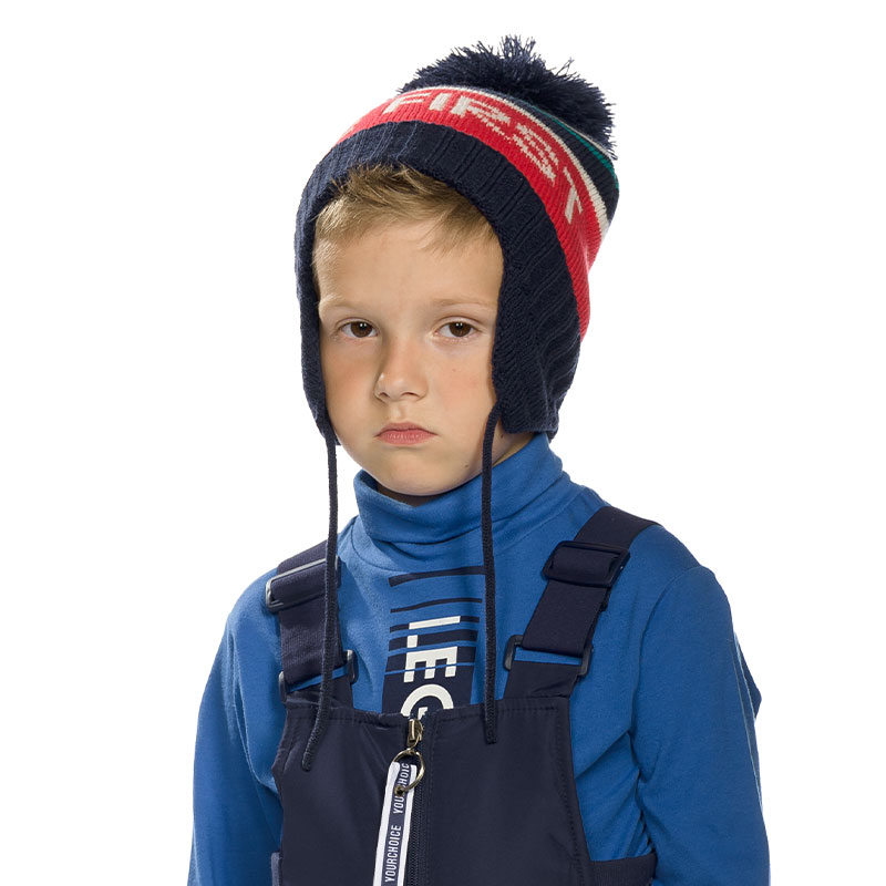 ст. цена426,7руб.! BKQW3132/2 шапка для мальчиков (1 шт в кор.)