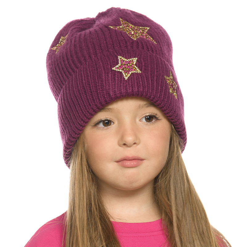 ст. цена448,8руб.! GKQX3254/1 шапка для девочек (1 шт в кор.)