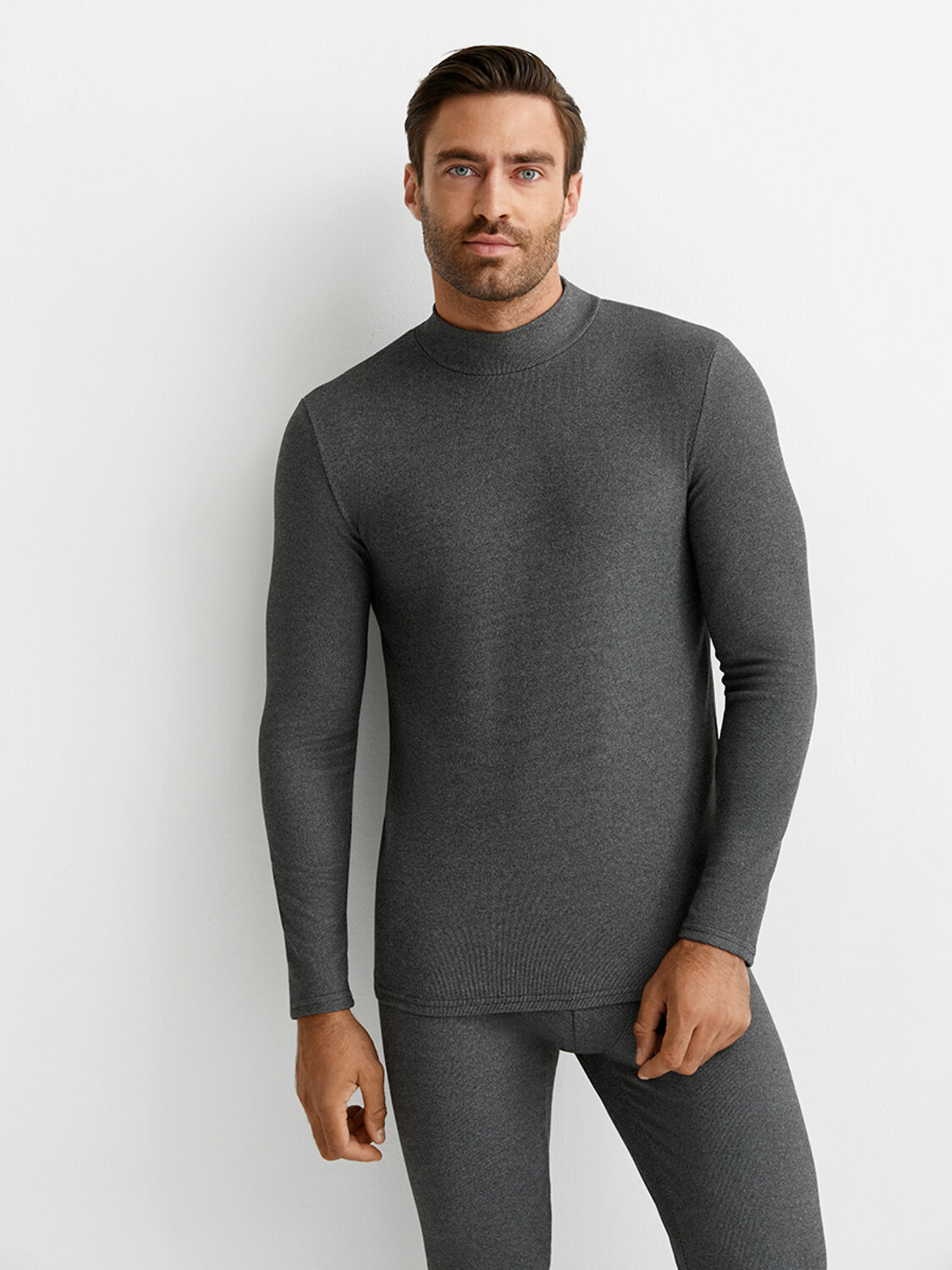 Omsa Лонгслив OmU 1624T RB Лонгслив стойка мужской