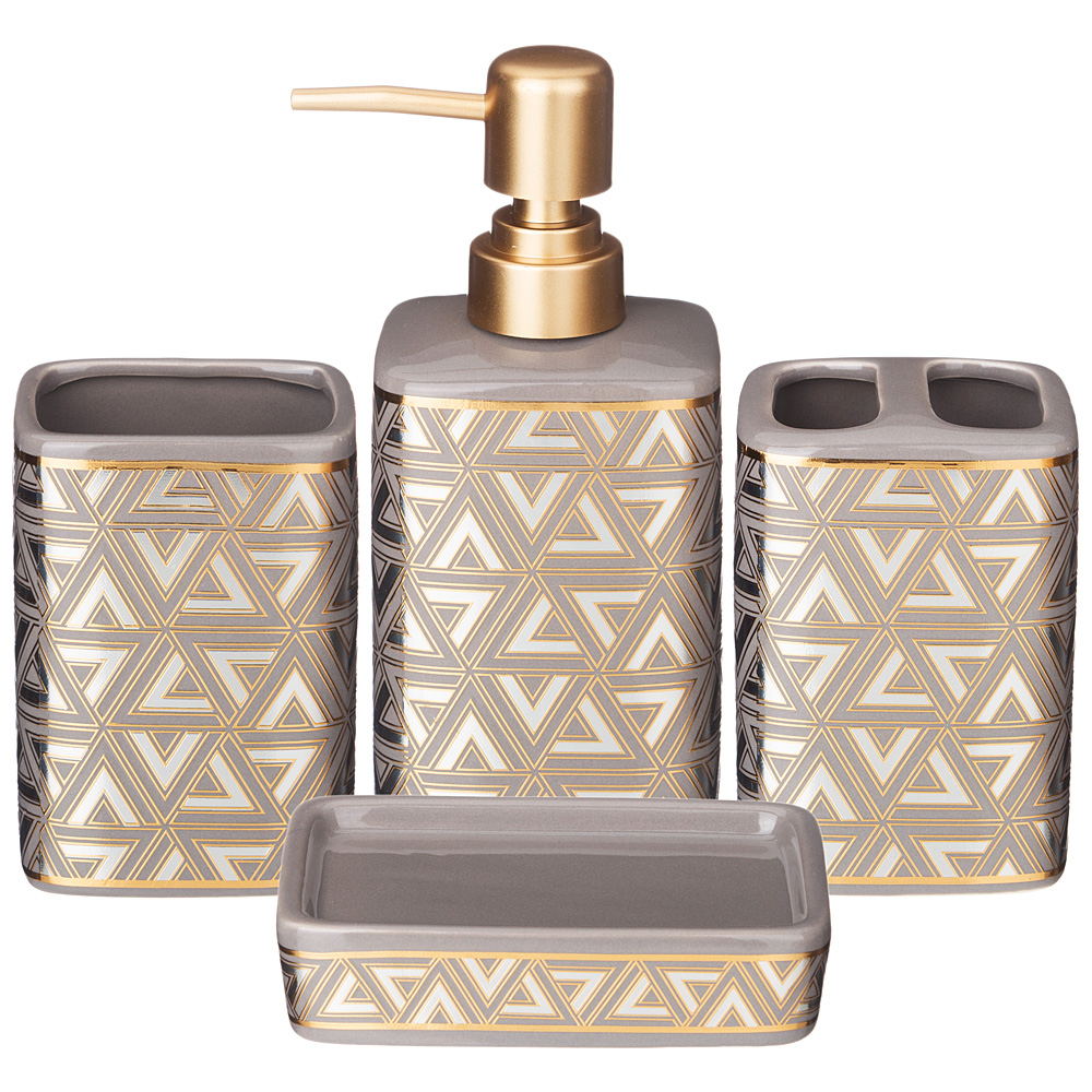 НАБОР ДЛЯ ВАННОЙ КОМНАТЫ 4 ПР. (КОР=12НАБ.) 360 МЛ