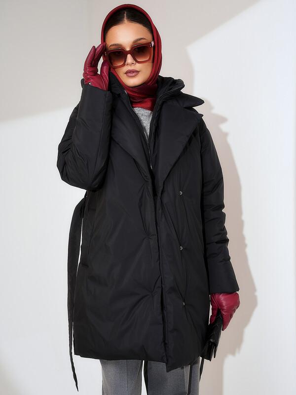 7215 р.  14610 р.  Пуховик женский черный