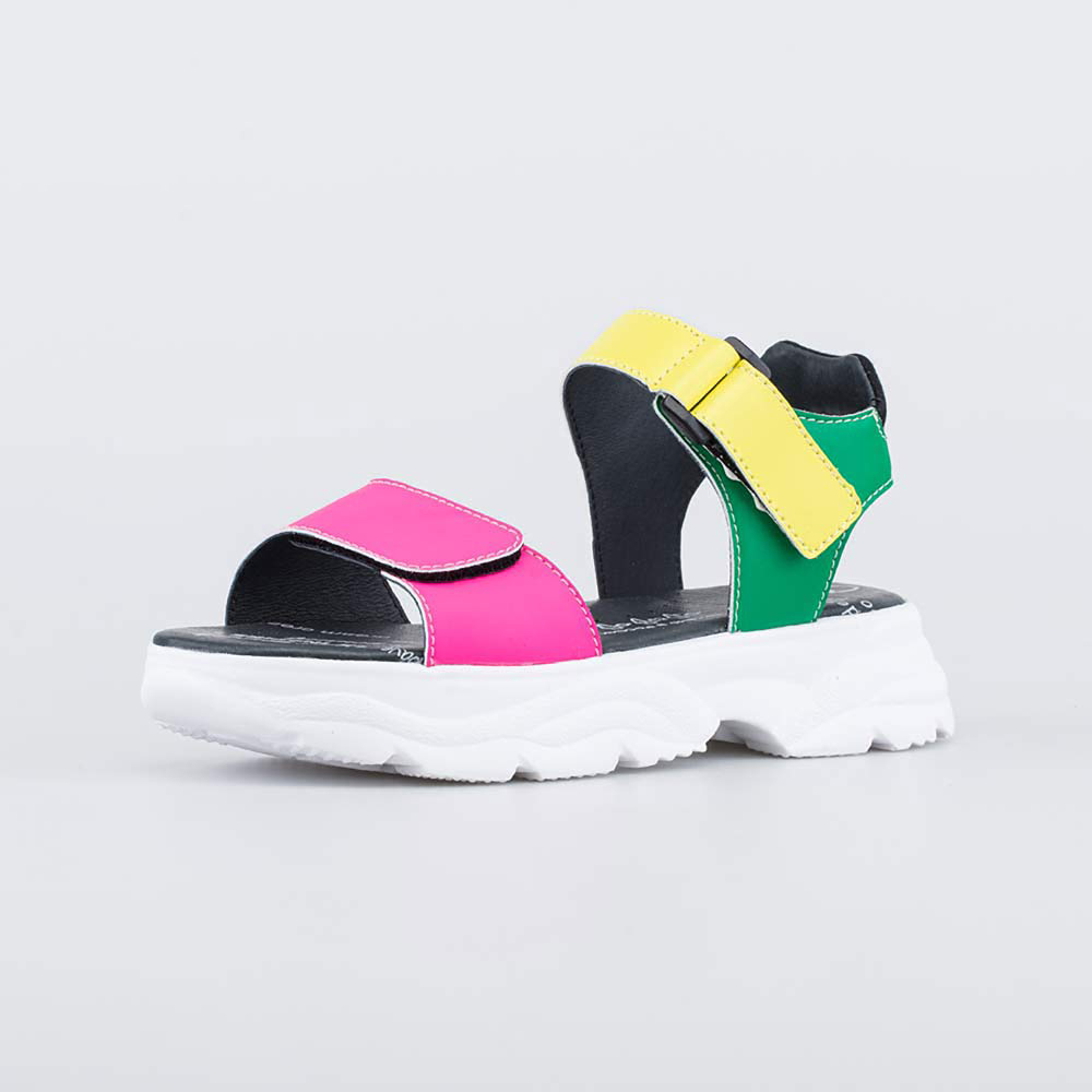 цветной туфли летние школьные Искуств.кожа