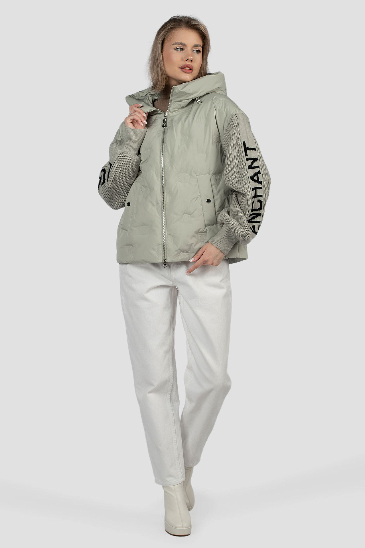 04-2998 Куртка женская демисезонная (Холлофайбер 100)