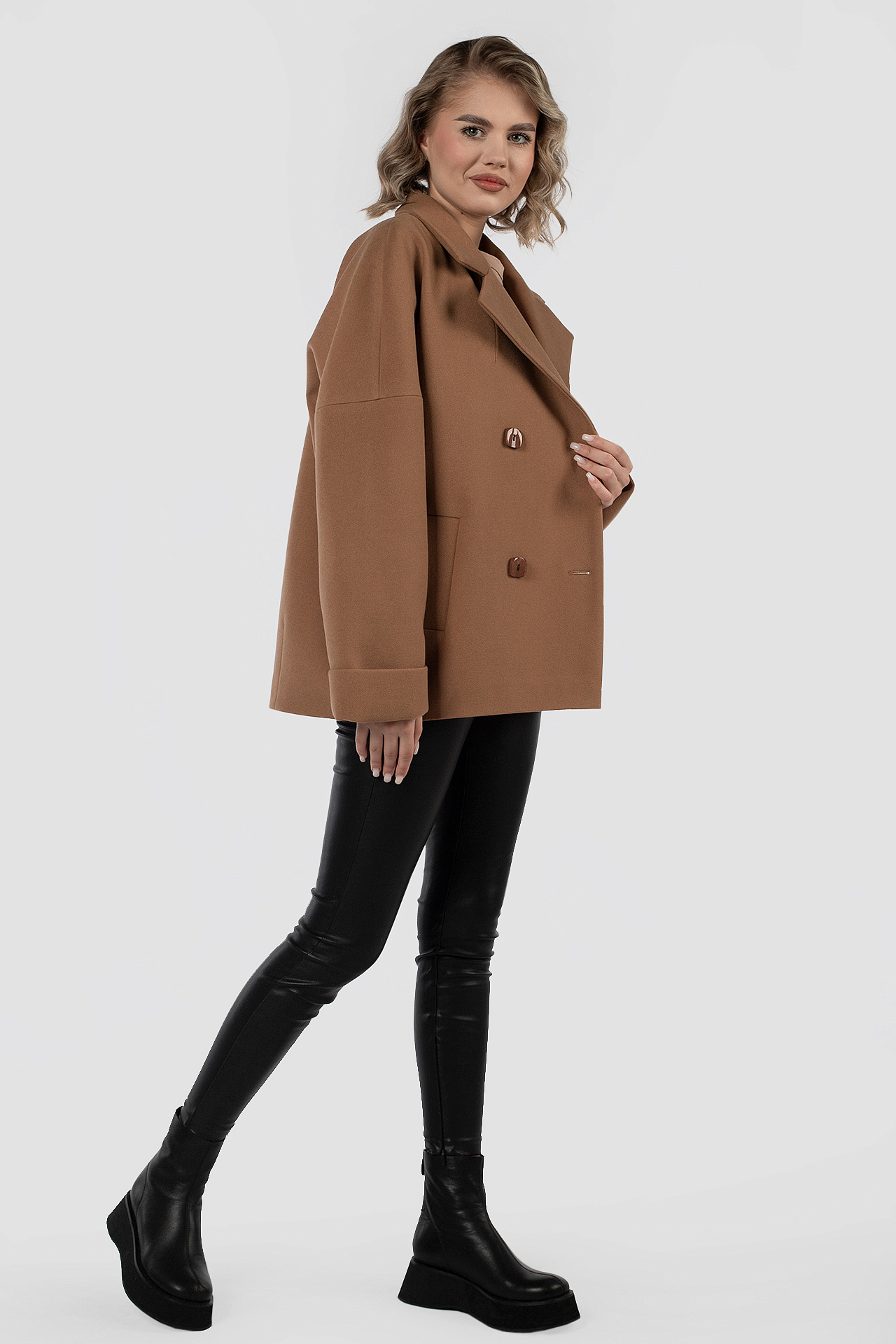 01-12084 Пальто женское демисезонное