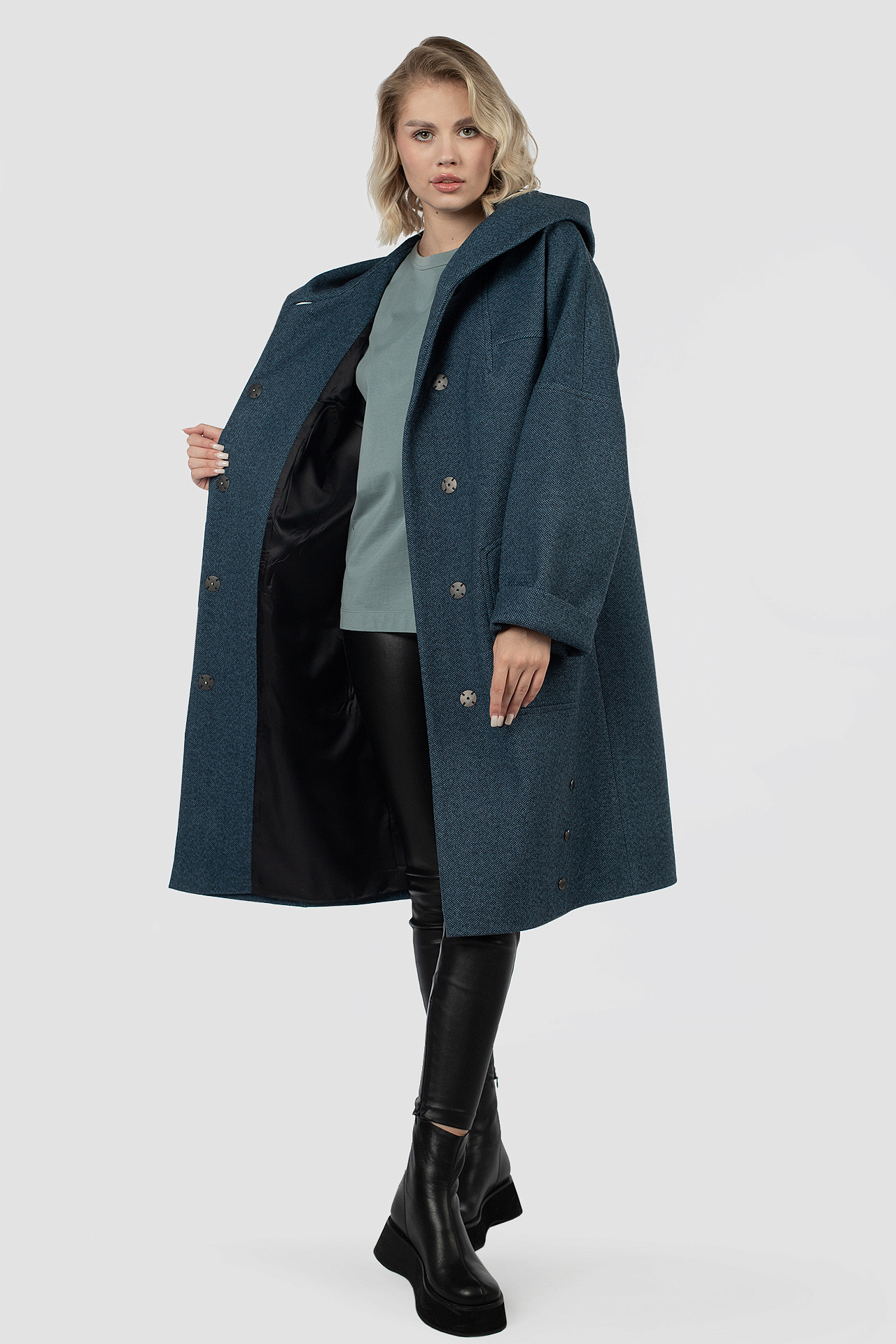 01-12052 Пальто женское демисезонное