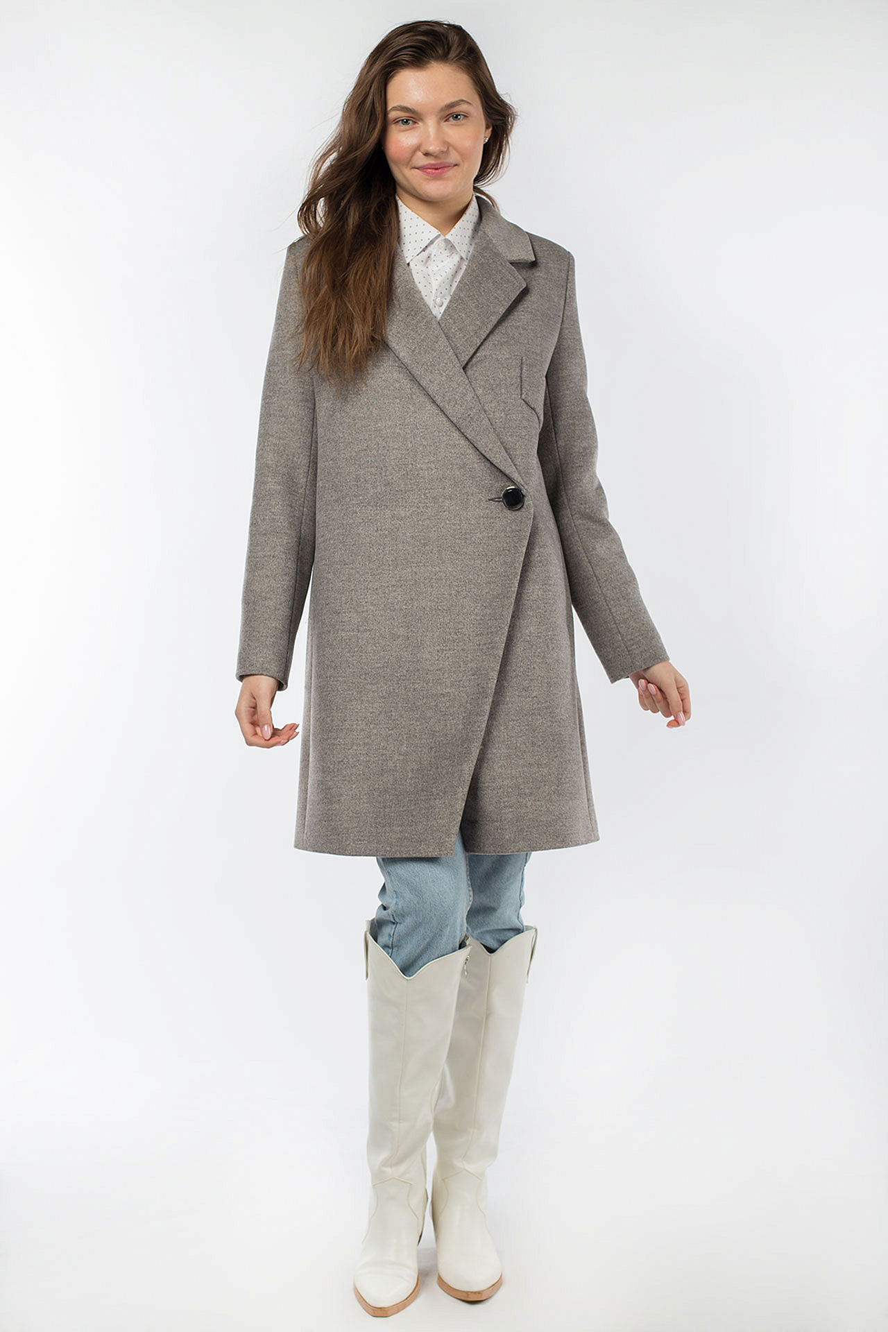 01-08159 Пальто женское демисезонное