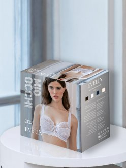 Бюст №8122 Evelin Mioocchi ЧЗ мягкая Bianco