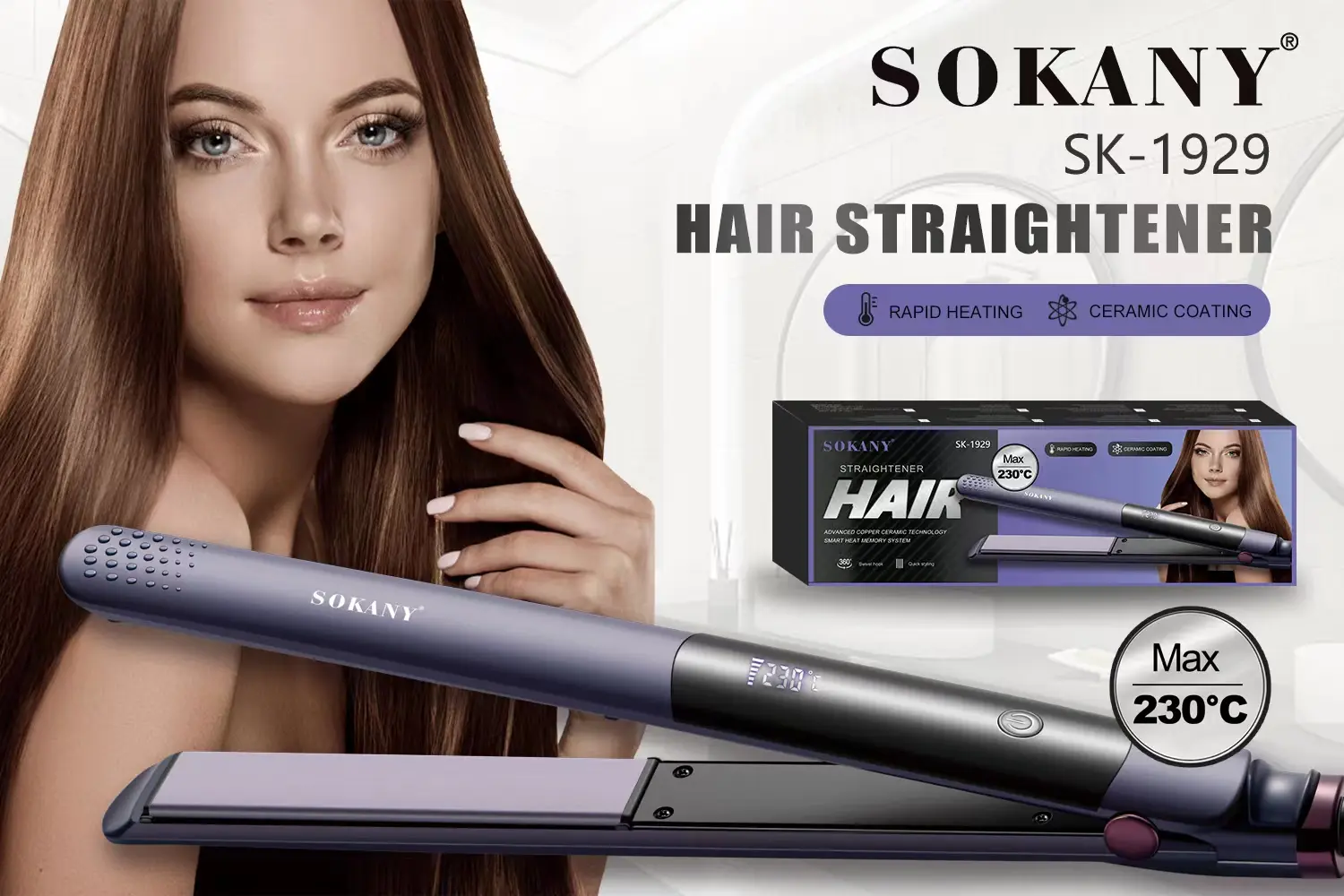 Выпрямитель волос Sokany SK-1929