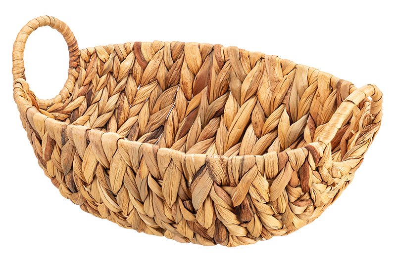 БЫЛО 660 руб! Корзинка плетеная 33*23*16 см с ручками, водный гиацинт