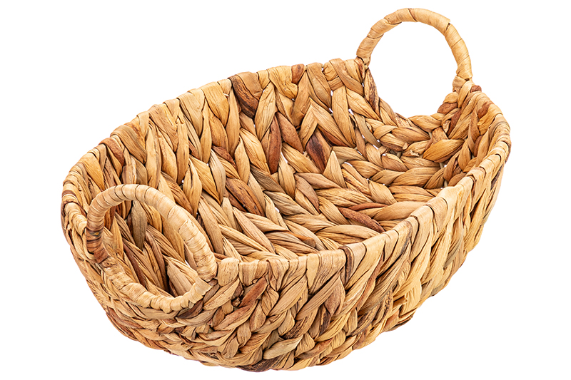 БЫЛО 660 руб! Корзинка плетеная 33*23*16 см с ручками, водный гиацинт