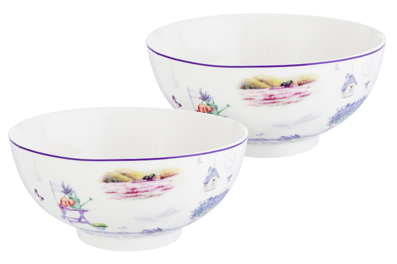 БЫЛО 868 руб! Набор 2 салатников - 15*15*7 см 700 мл