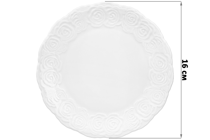 БЫЛО 465 руб! Набор тарелок для десертов 2 пр. 16*16*1,7 см