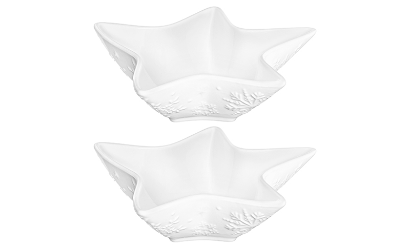 БЫЛО 442 руб! Блюдо сервировочное 2 пр. 130 мл 14*14*3,5 см