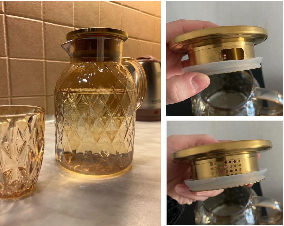 БЫЛО 1454 руб! Кувшин 1,8 л 18*13*19,5 см