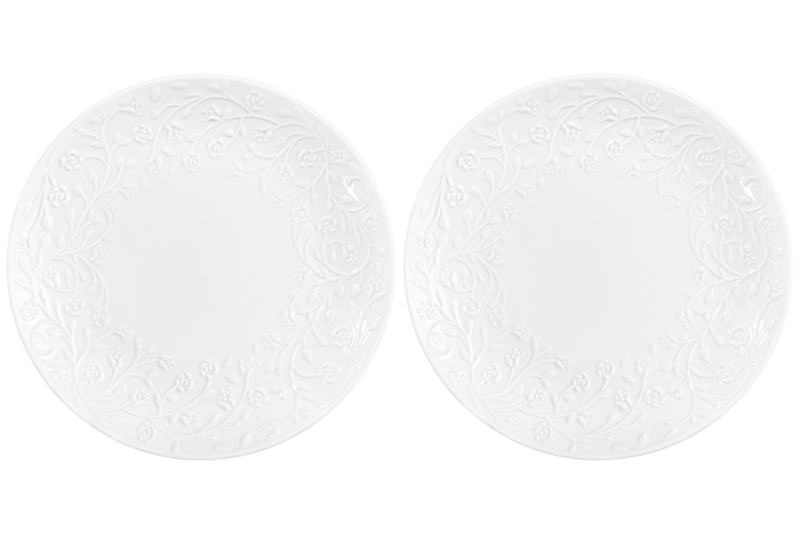 БЫЛО 805 руб! Набор тарелок для десертов 2 пр. 20,5*20,5*2 см