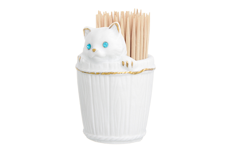 БЫЛО 322 руб! Вазочка п/зубоч. 5,5*5,3*8 см 65 мл