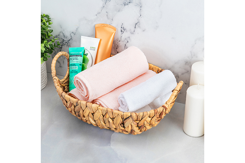 БЫЛО 660 руб! Корзинка плетеная 33*23*16 см с ручками, водный гиацинт