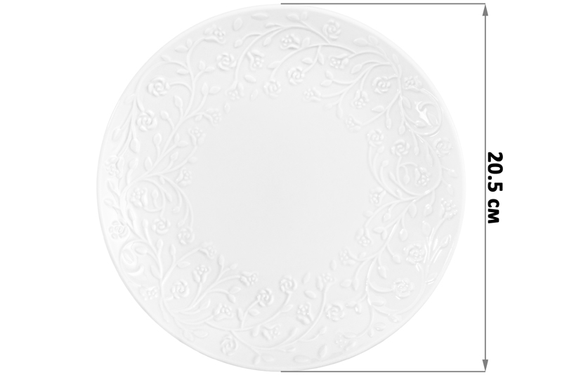 БЫЛО 805 руб! Набор тарелок для десертов 2 пр. 20,5*20,5*2 см