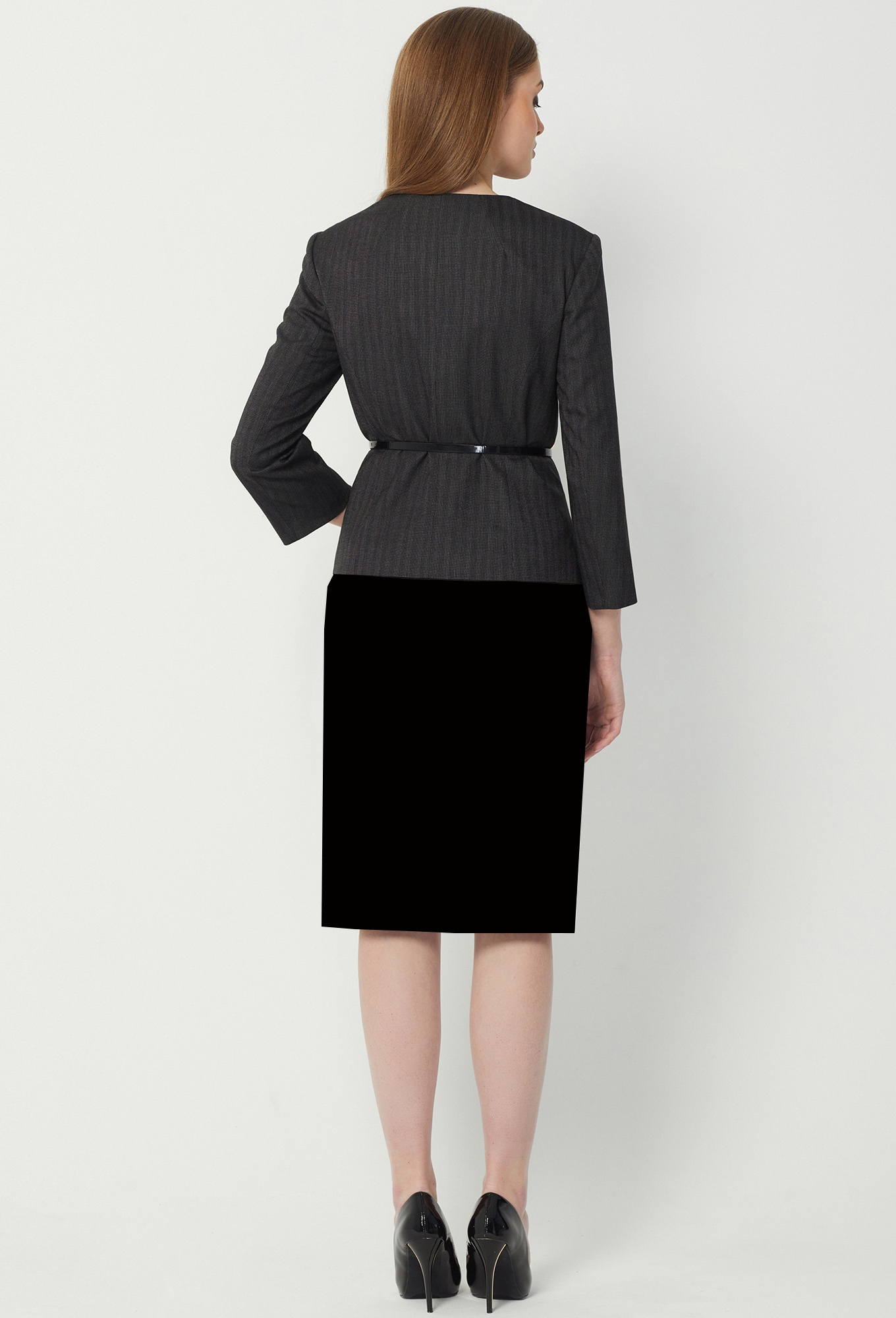 ст. цена2199руб.! Жакет Solei 3488 т.серый