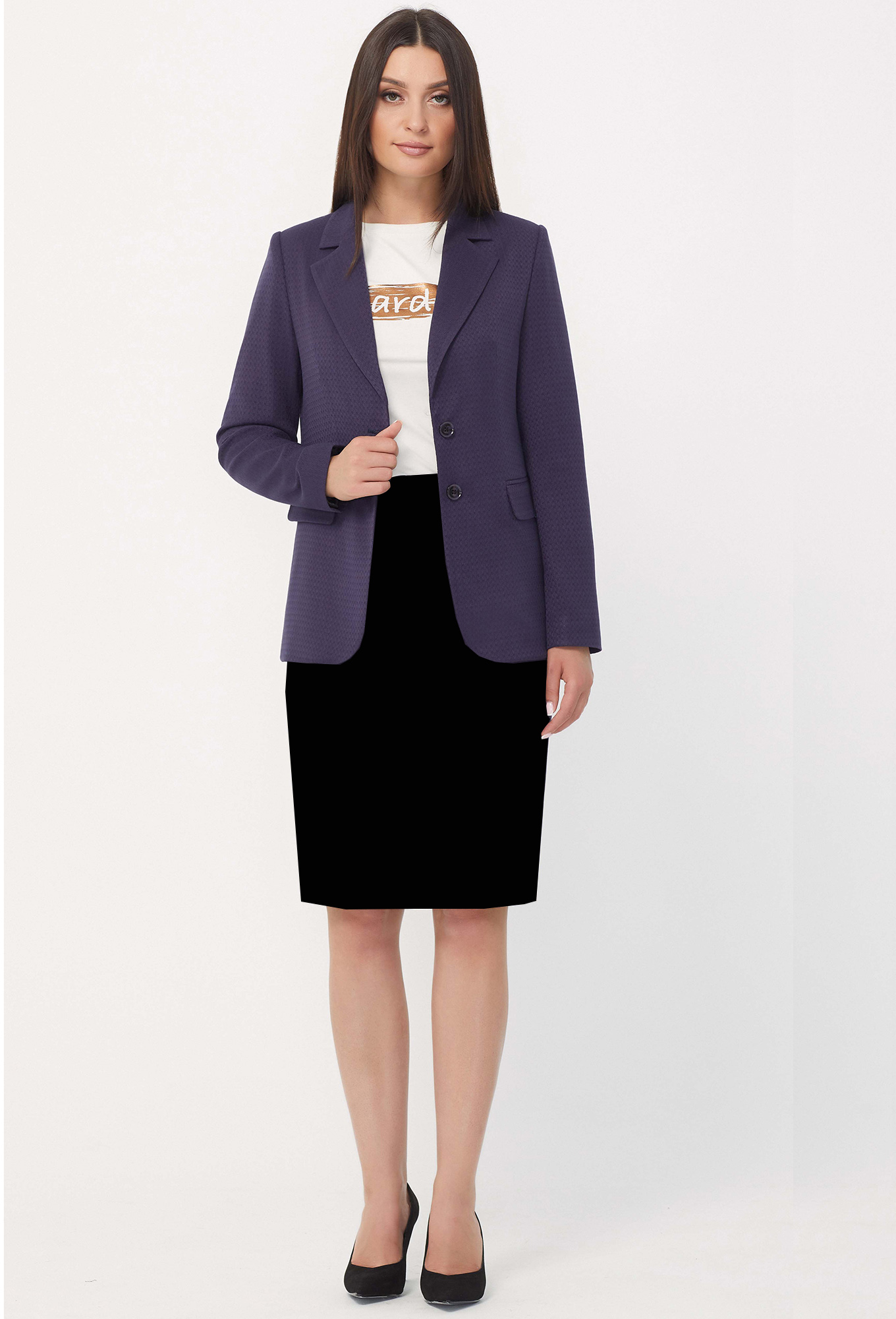 ст. цена2499руб.! Жакет Bazalini 4305 баклажан