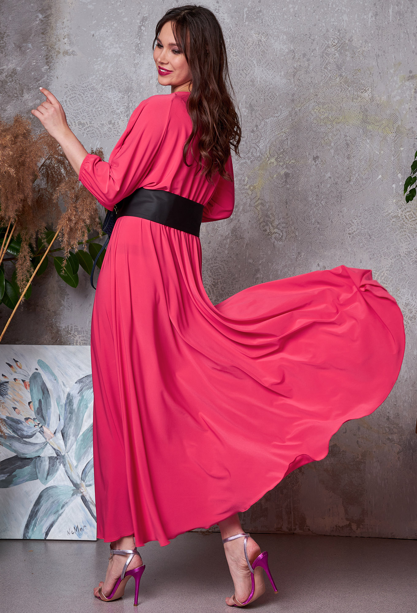 ст. цена2499руб.! Платье Anastasia 784 розовый