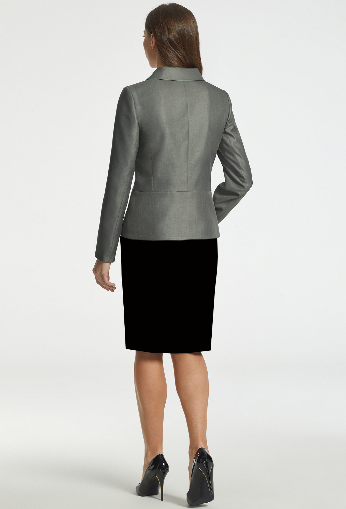 ст. цена2199руб.! Жакет Bazalini 4537 серый-хаки