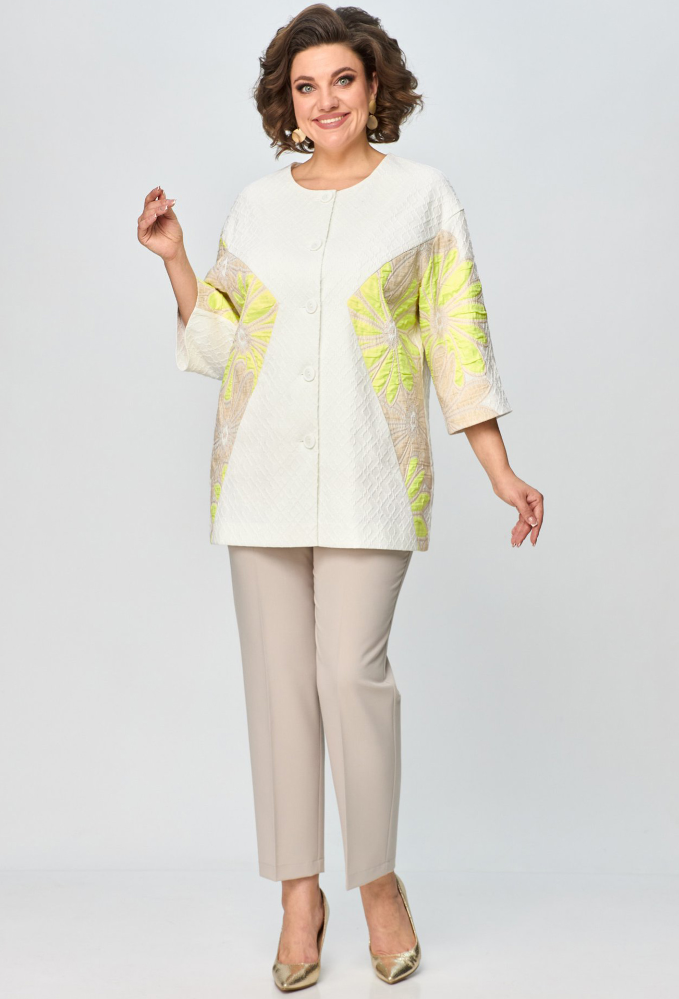 ст. цена1999руб.! Жакет Anastasia Mak 1156 молочно-желтый