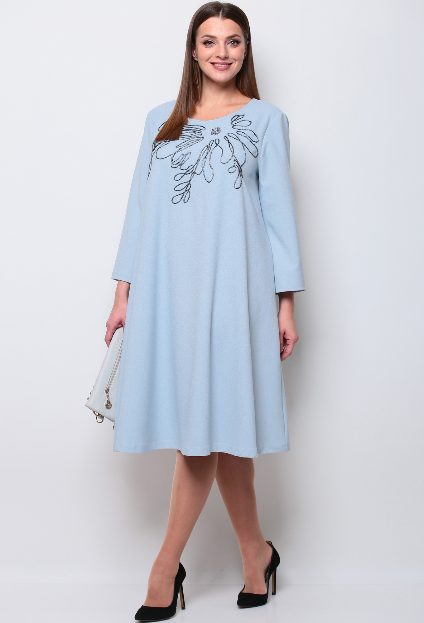 ст. цена2099руб.! Платье Michel Chic 2078 голубой