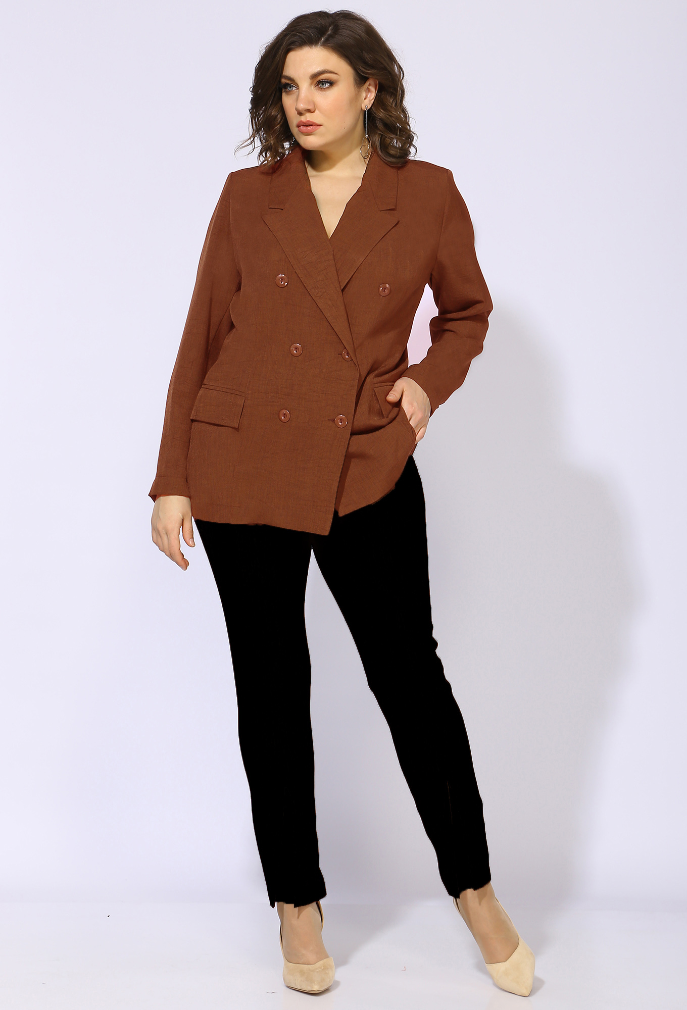 ст. цена1999руб.! Жакет Anastasia Mak 902Ж кирпичный