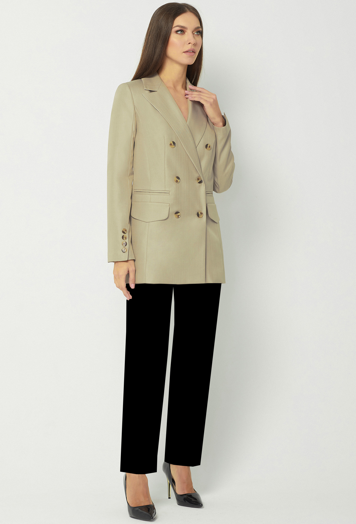 ст. цена2499руб.! Жакет Bazalini 3932 песочный